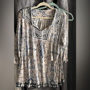 Boho Causal top